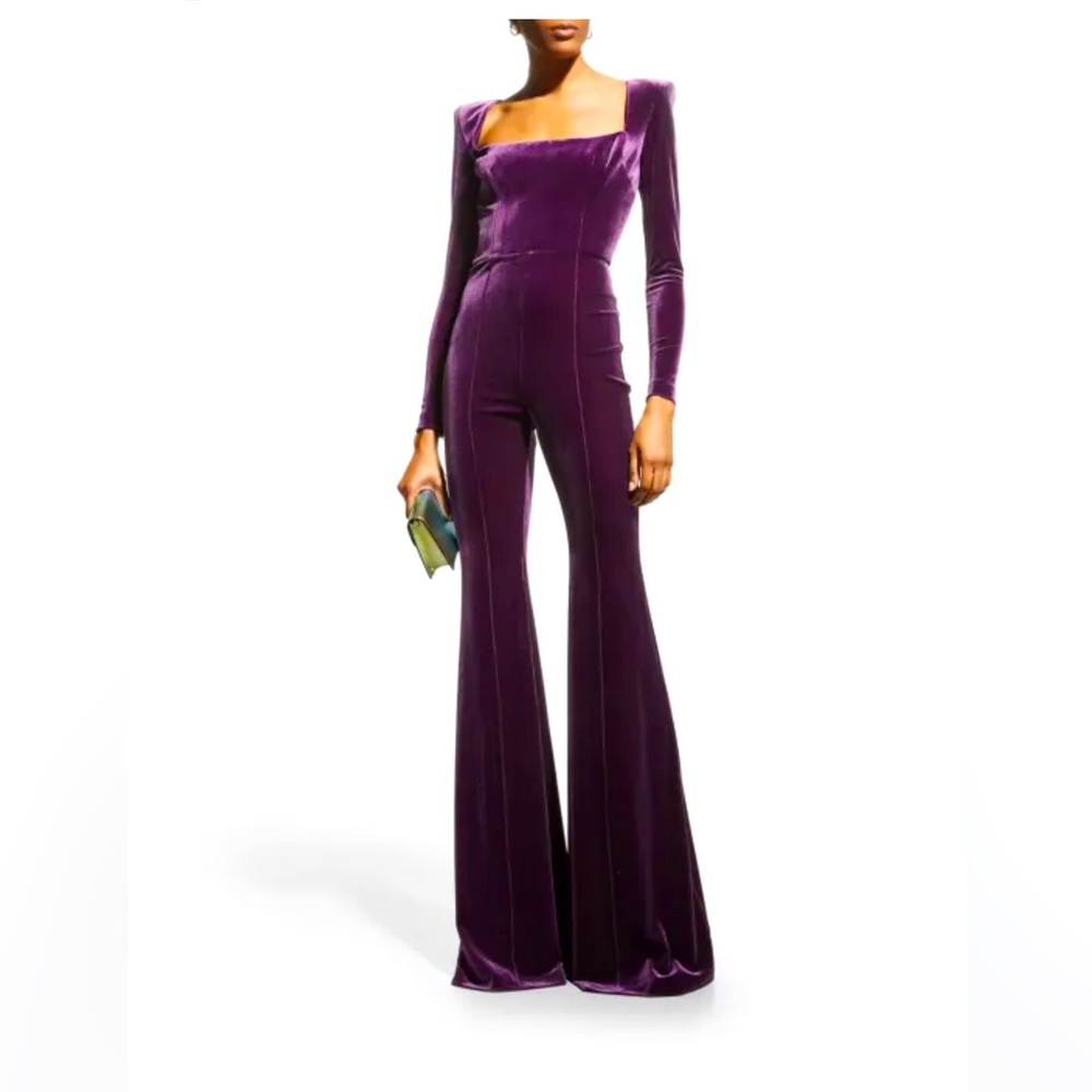 SOLD OUT Alex Perry Cohan Flared-Leg Jumpsuit Size 2